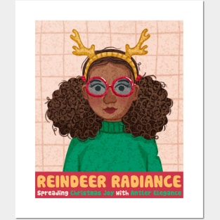 Reindeer Radiance Posters and Art